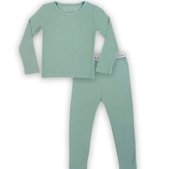 bellabu baby Other - Misty Green Bamboo Kids Pajamas Size 5T